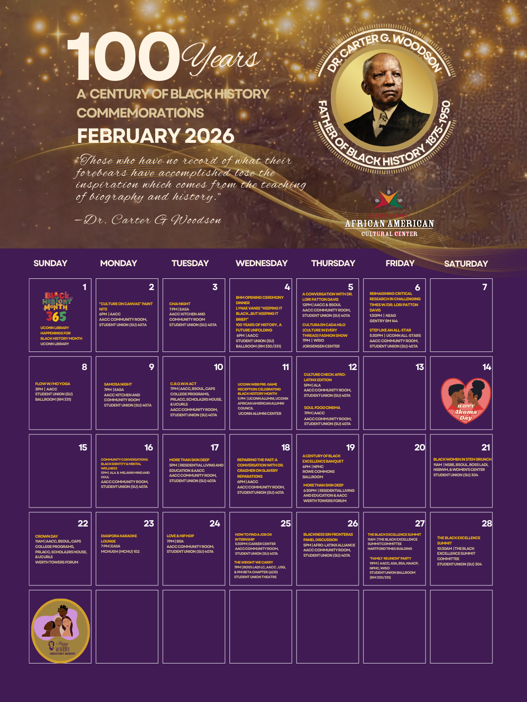 BHM Calendar